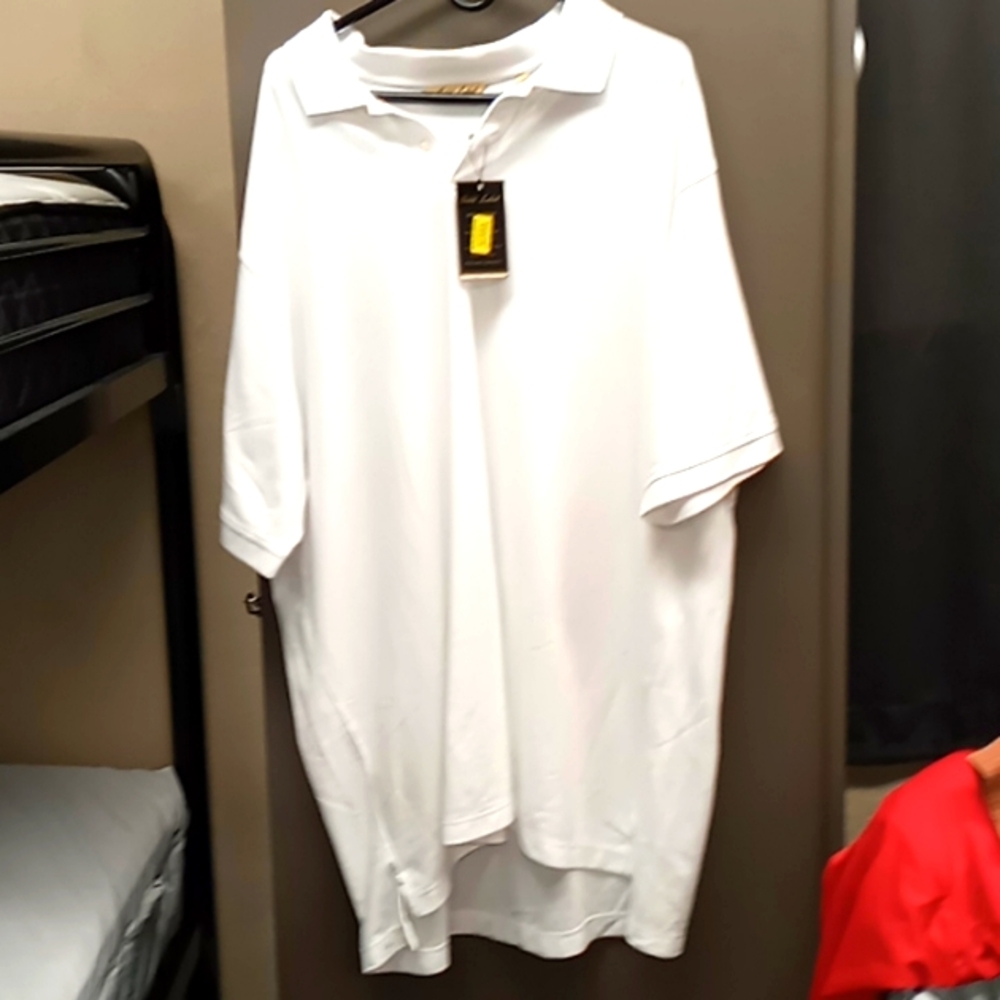 Big and tall white shirt